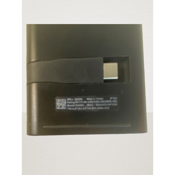 Dell DA200 USB-C to HDMI/VGA/Ethernet/USB 3.0 Adapter - Black (470-ABRY) - Picture 4 of 11